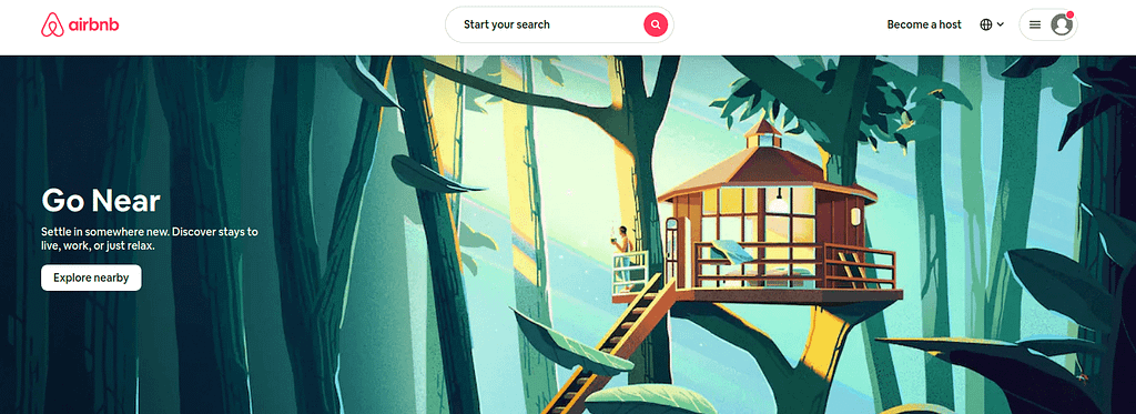 airbnb website picture